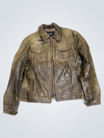 Oak Wood Leather Jacket