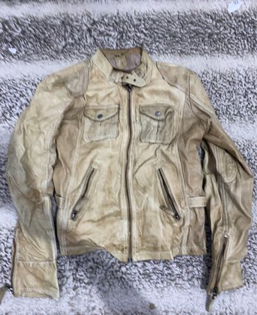 Vintage Leather Biker Jacket