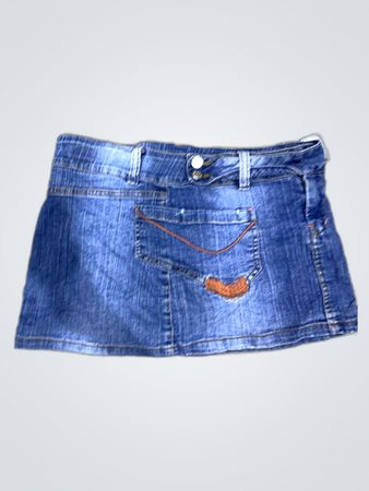 Topshop Denim Mini Skirt