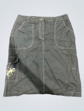 Unbranded Olive Green Cargo Mini Skirt