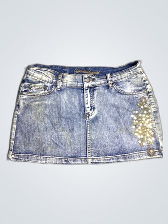 American Eagle Denim Mini Skirt