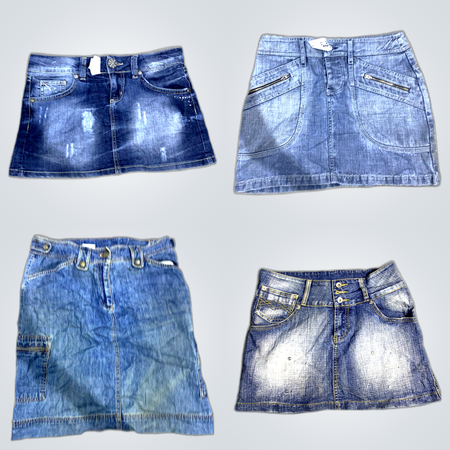 Denim Mini Skirts Bundle