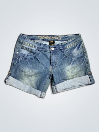 mickey jeans denim shorts