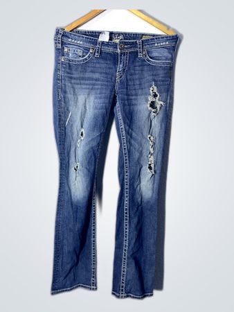 Rock & Republic Distressed Bootcut Jeans
