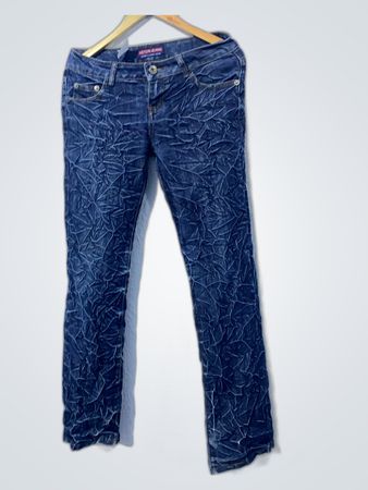 Vetements Low-Rise Embellished Jeans