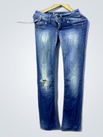 Guess Low-Rise Distressed Jeans