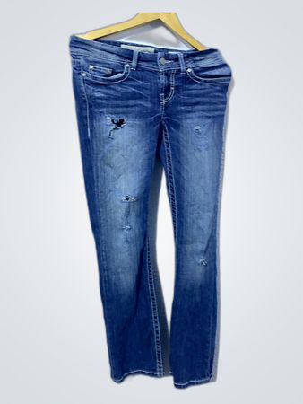 True Religion Distressed Bootcut Jeans