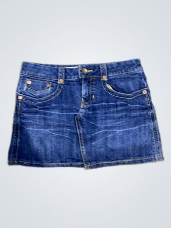 Von Dutch Denim Mini Skirt