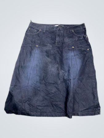 Dark Blue Denim Skirt