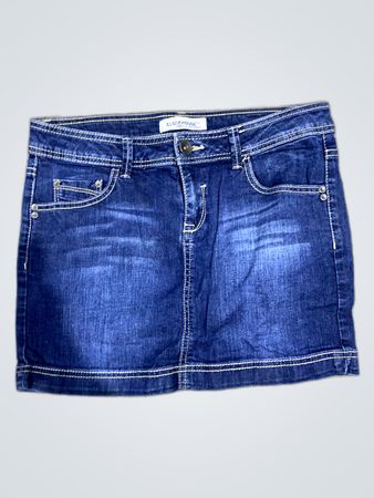 Clubhouse Denim Mini Skirt