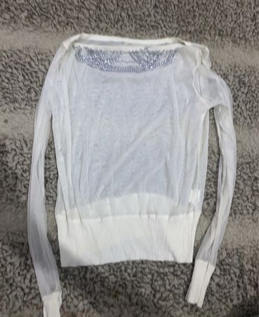 Unbranded Sheer Long Sleeve Blouse