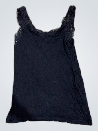 H&M Black Lace Trim Camisole