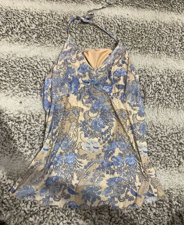 Printed Halter Camisole Top