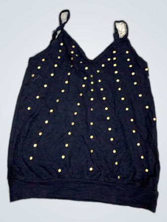 Unbranded Black Studded Camisole Top