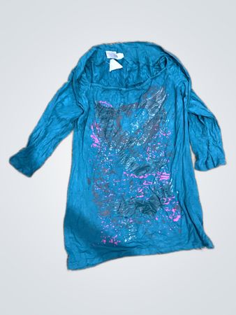 Blue Long-Sleeve Shirt