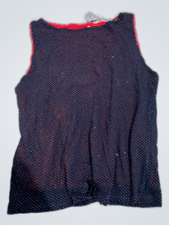 Marks & Spencer Black Sequined Sleeveless Tank Top