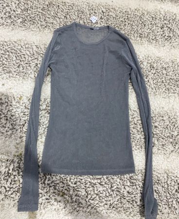 Gray Long-Sleeve Shirt