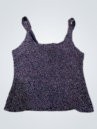 Unbranded Black Shimmer Tank Top