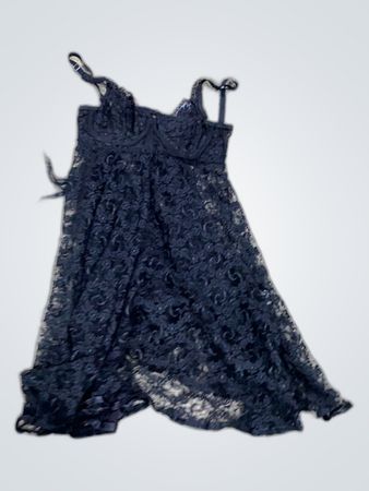 Wacoal Black Lace Slip Dress