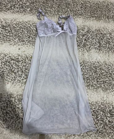 White Lace Slip Dress