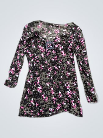 Unbranded Floral Printed Long-Sleeve Blouse