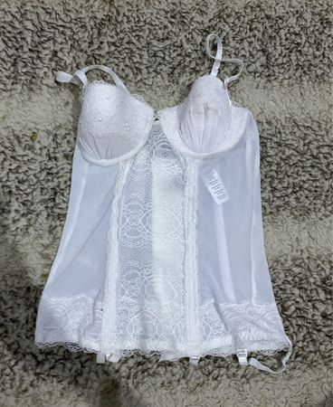 White Lace Bustier