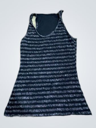 Women's Black Striped Tank Top