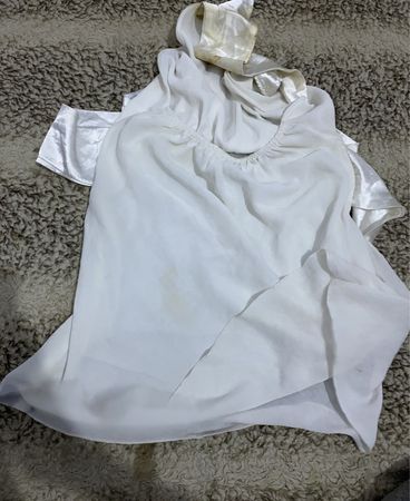 White Satin Robe
