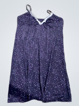 Purple Polka Dot Slip Dress