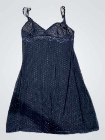 Black Lace Slip Dress