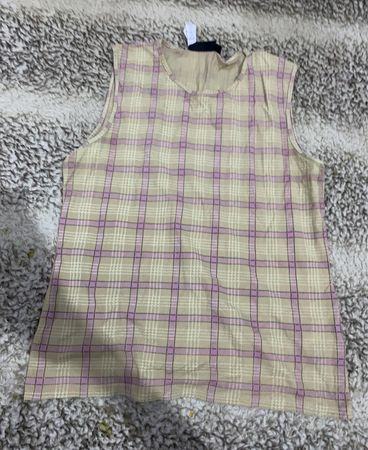 Unbranded Plaid Sleeveless Tank Top