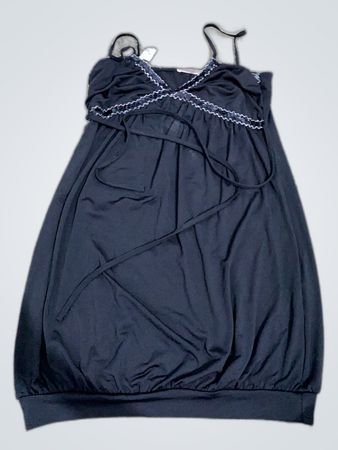 Black Lace Trim Camisole Top