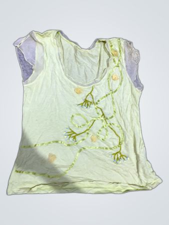 Green Sleeveless Top