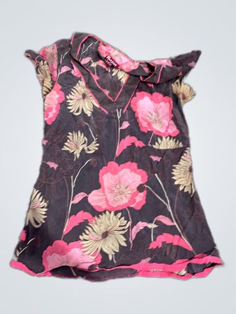 RED Printed Floral Blouse