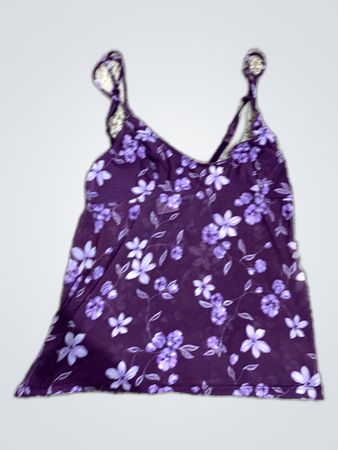 Unbranded Purple Floral Printed Camisole
