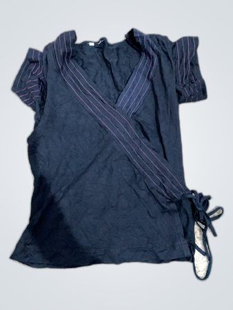 Mango Printed Wrap Blouse
