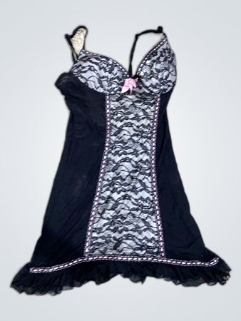 Black Lace Chemise