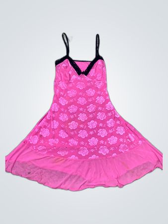 Pink Floral Chemise