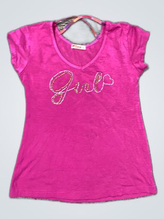 Justice Girl's Pink T-Shirt