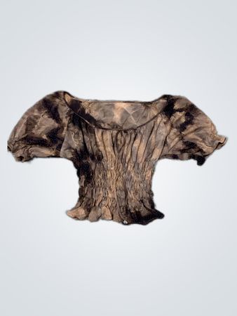 Brown Camouflage Top