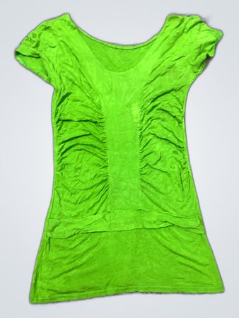 Unbranded Green Ruffle Blouse