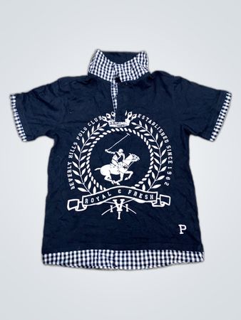 Beverly Hills Polo Club Black Polo Shirt