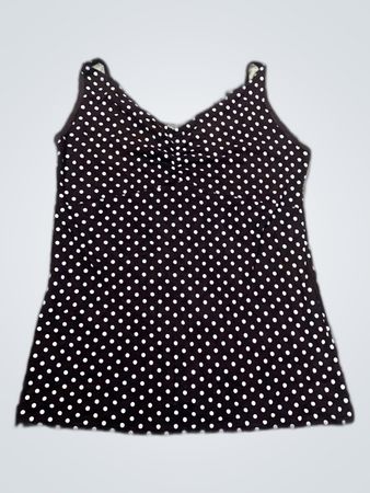 Black Polka Dot Tank Top