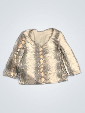 Guess Printed Snakeskin Blouse