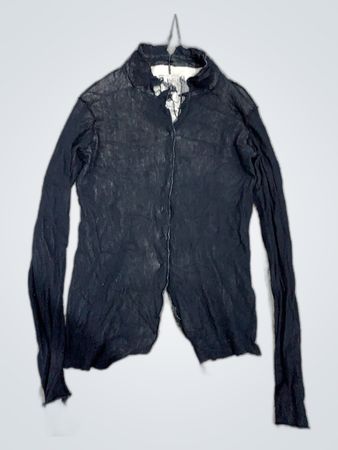 Unbranded Sheer Black Long Sleeve Blouse