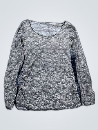 Unbranded Gray Long-Sleeve Knit Sweater