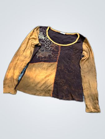 Diesel Printed Long-Sleeve Blouse