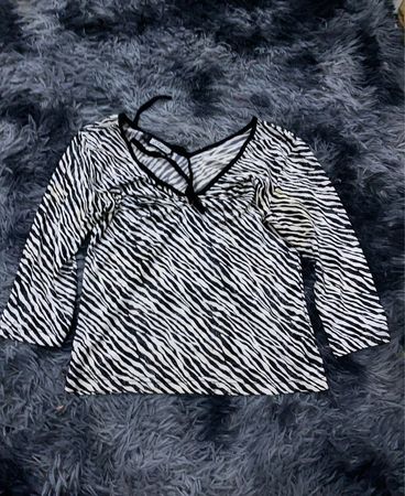 Zebra Print Top
