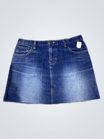 Evisu Denim Mini Skirt