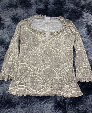 Blouse with Paisley Pattern